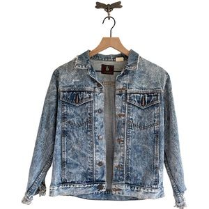 Highly Distressed High Sierra by Mervyns Made in USA Vintage Denim Jacket